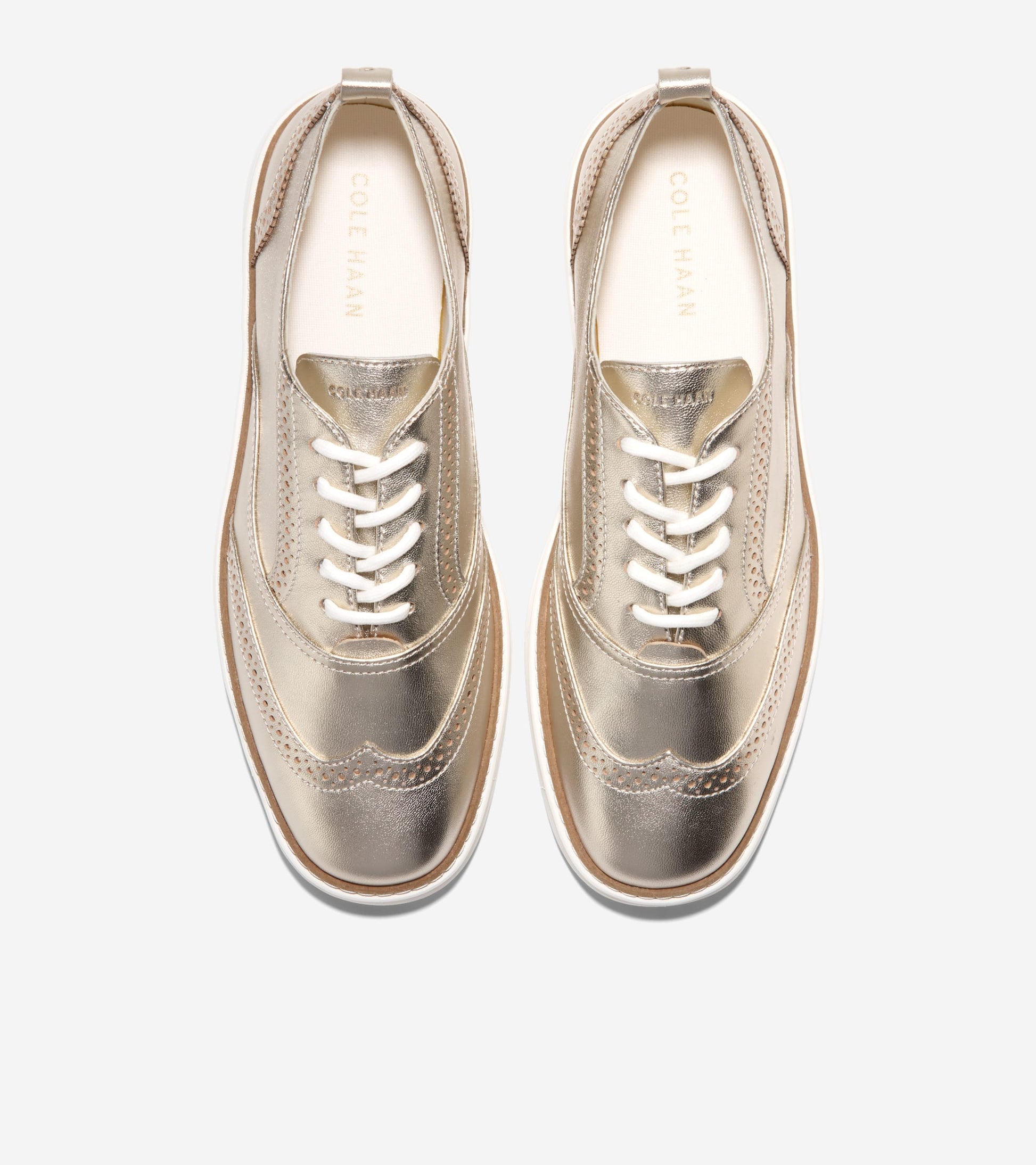 W33213:GOLD METALLIC/IVORY