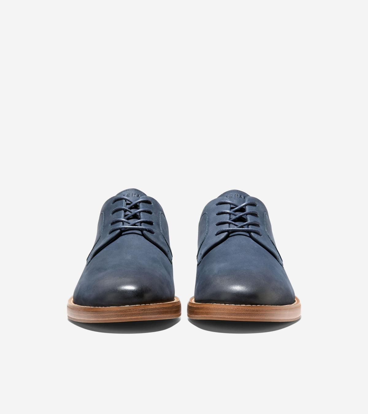 C43799:NAVY BLAZER NUBUCK / ITALIAN DK NATURAL