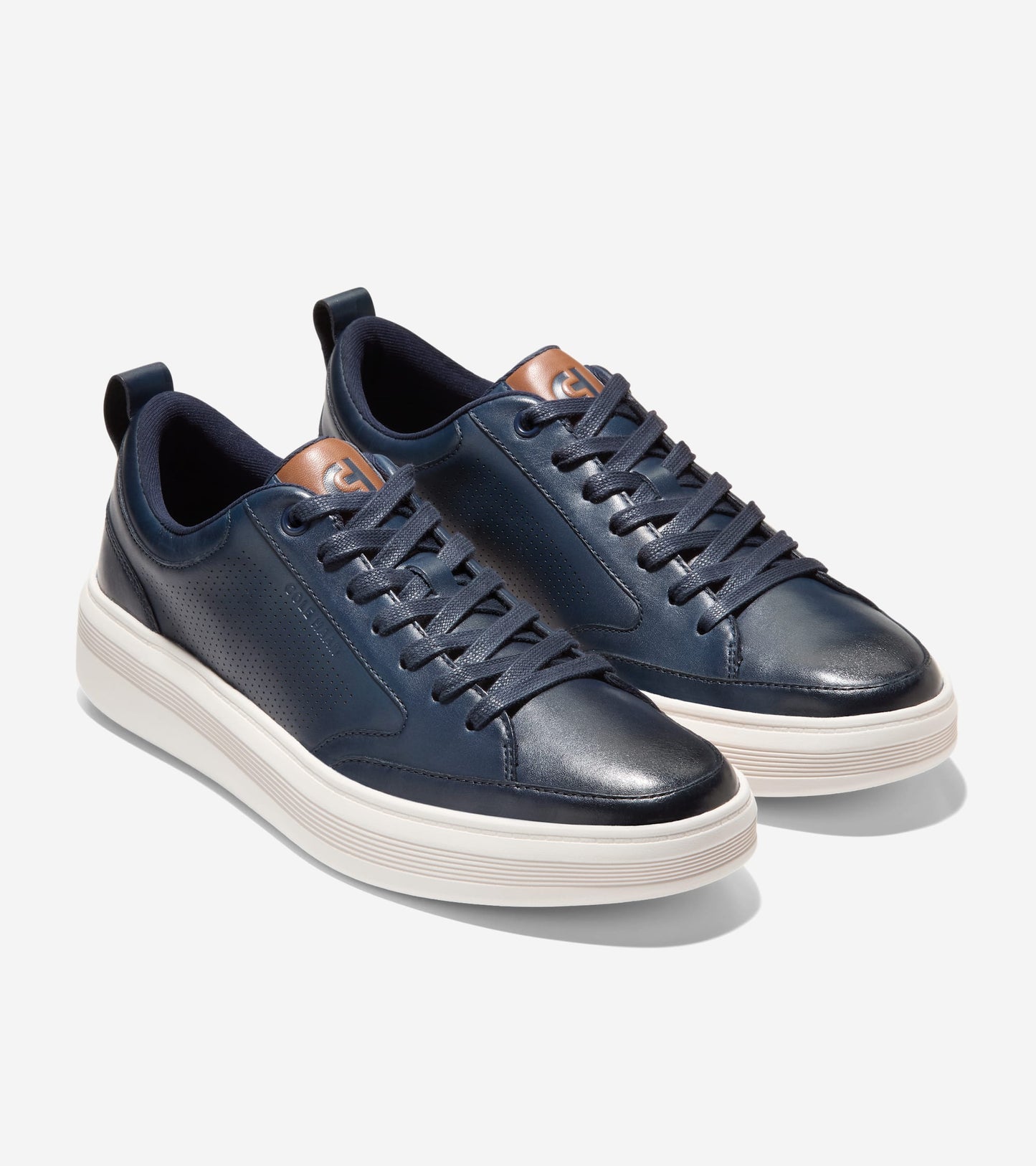 C39838:NAVY BLAZER / BRITISH TAN / IVORY