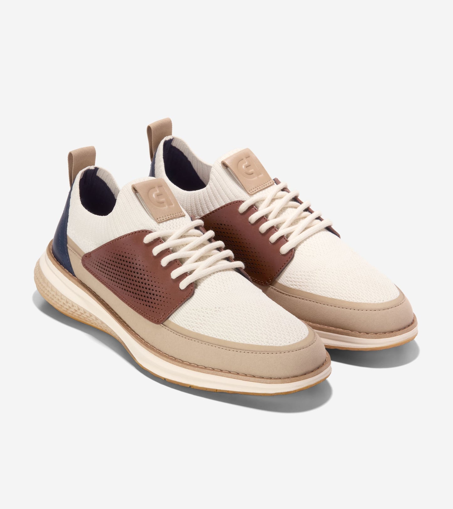 C41715:IVORY / NAVY BLAZER / IVORY