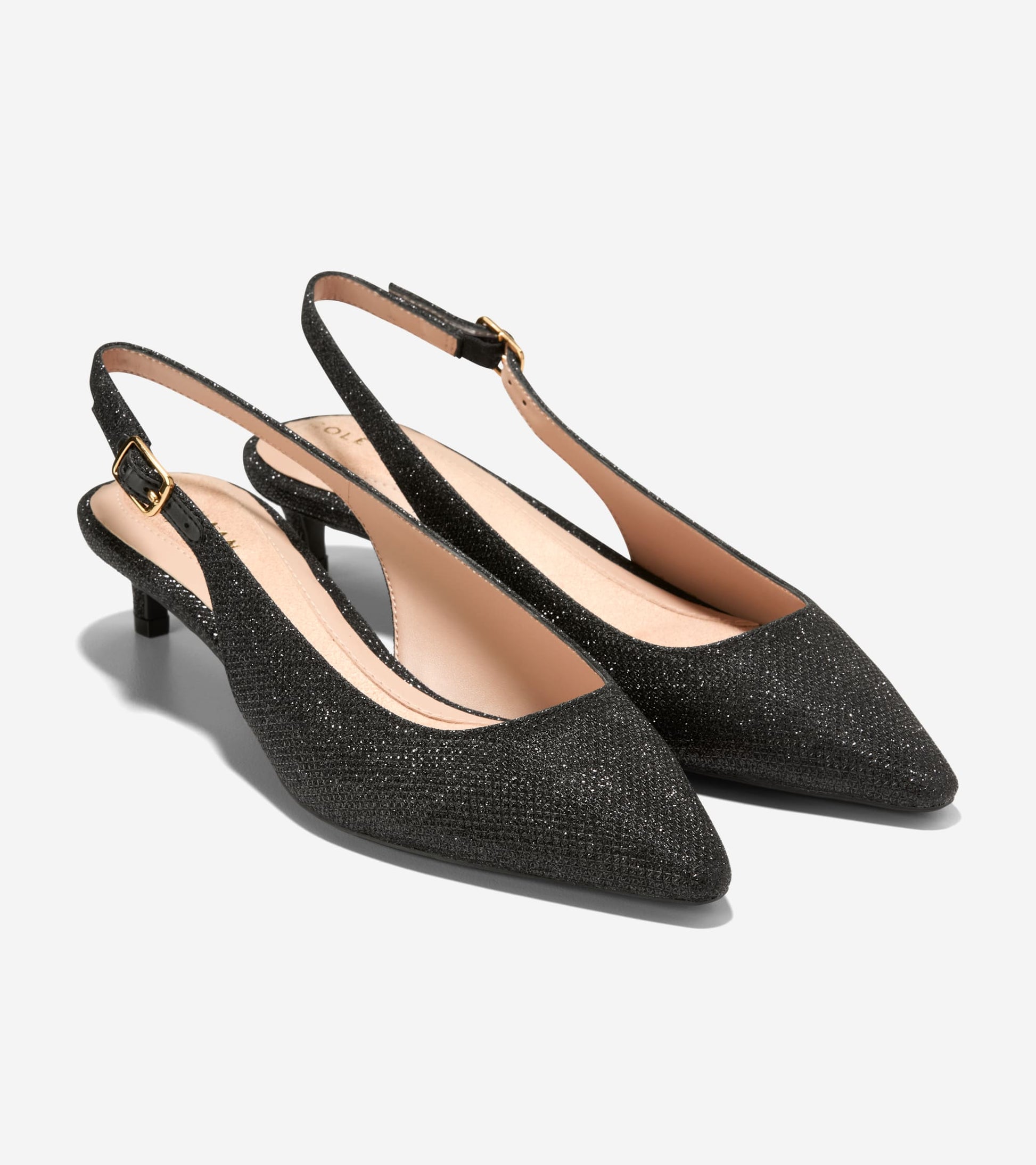 W35077:BLACK GLITTER MESH
