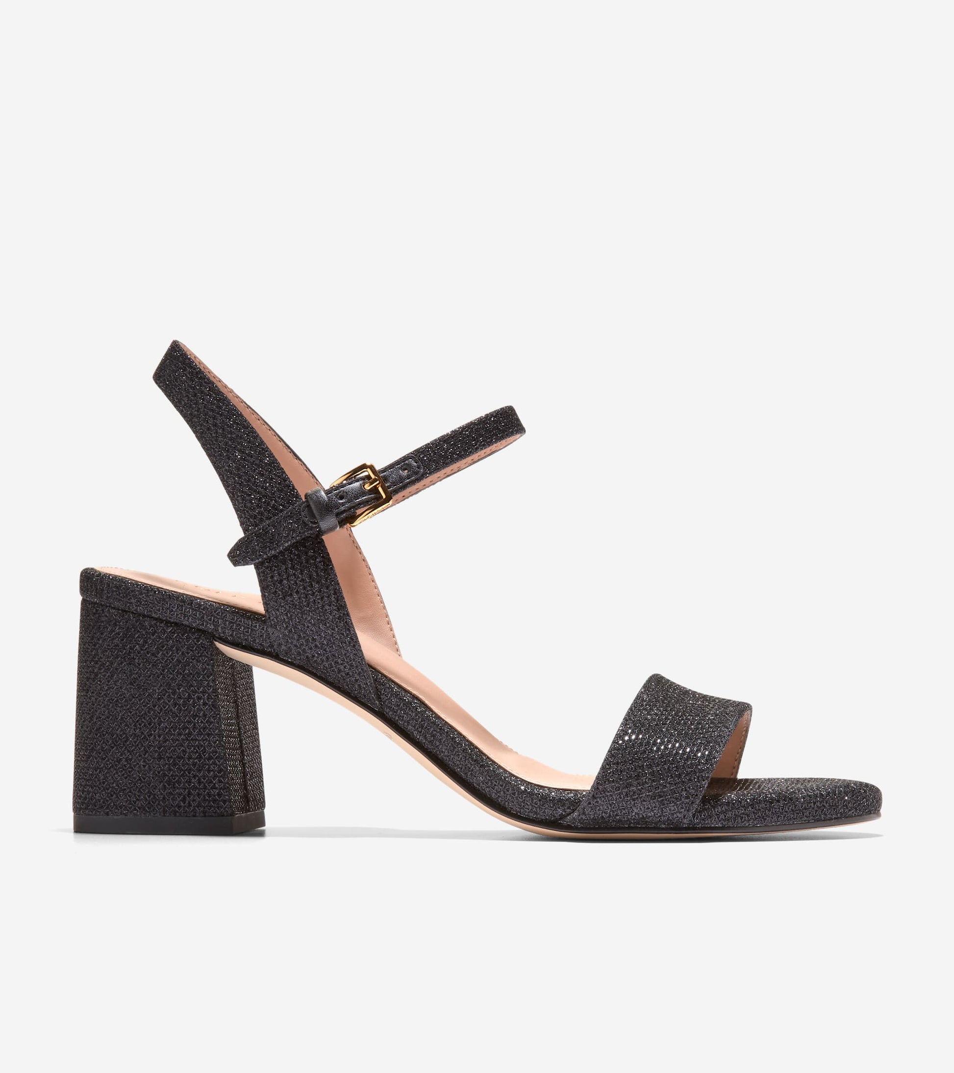 W34938:BLACK GLITTER MESH