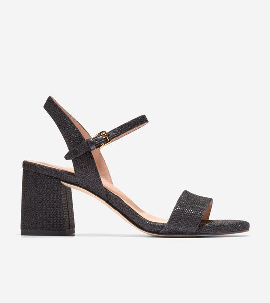 W34938:BLACK GLITTER MESH