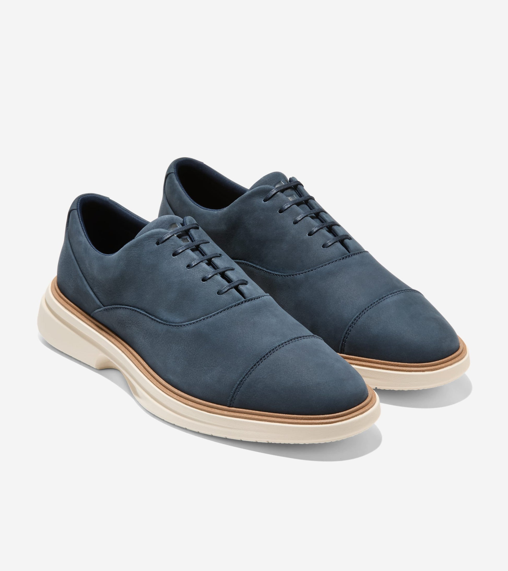 C42587:NAVY BLAZER NUBUCK / CH NATURAL / ANGORA
