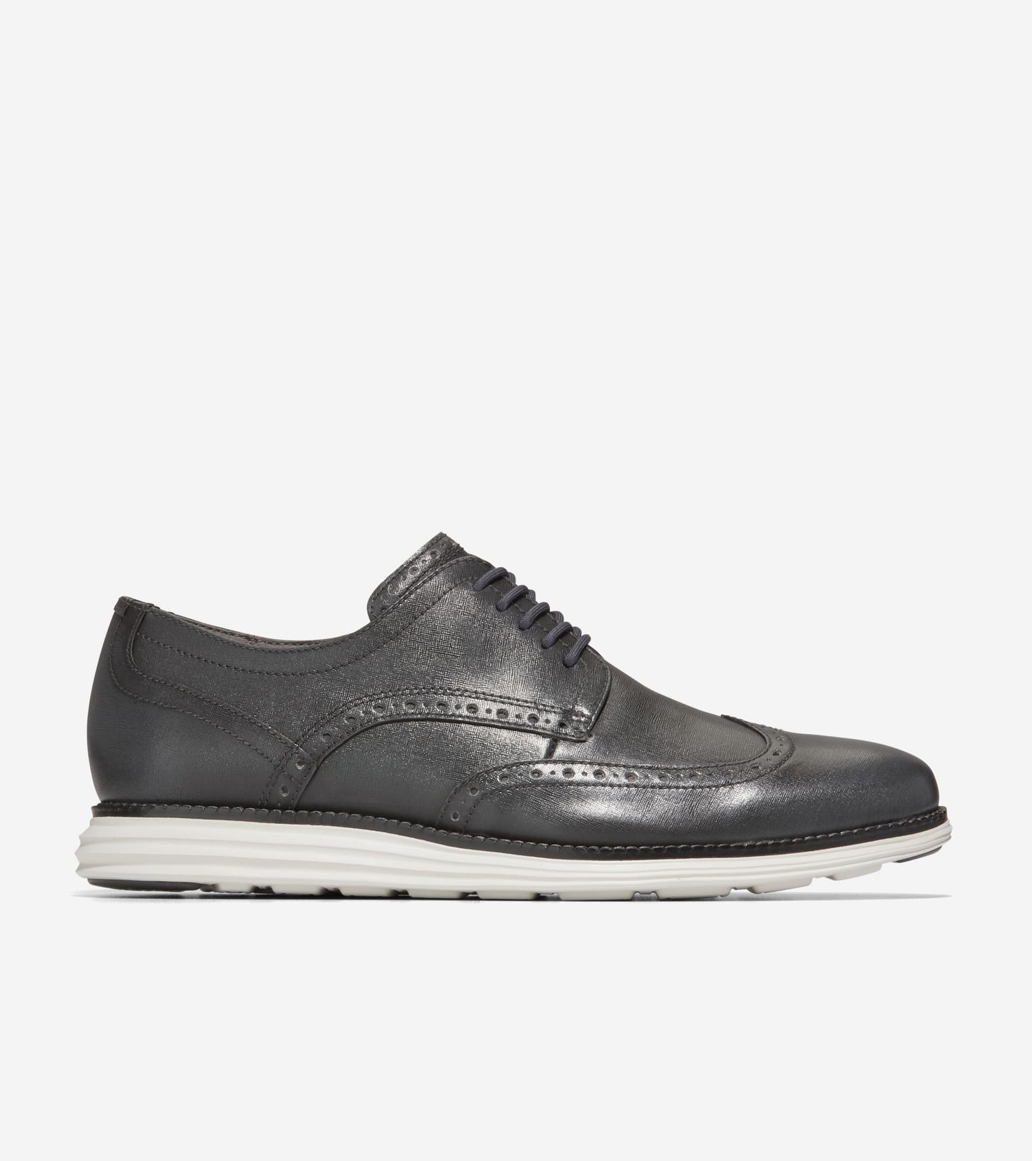 grey wingtip dress shoes Wingtip Brogue Oxford- Grey & Black | Wingtip Shoes