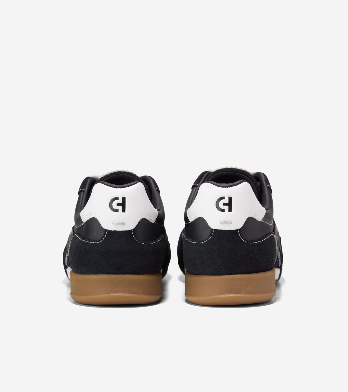 W36554:BLACK SDE/LTHR / WHITE LTHR