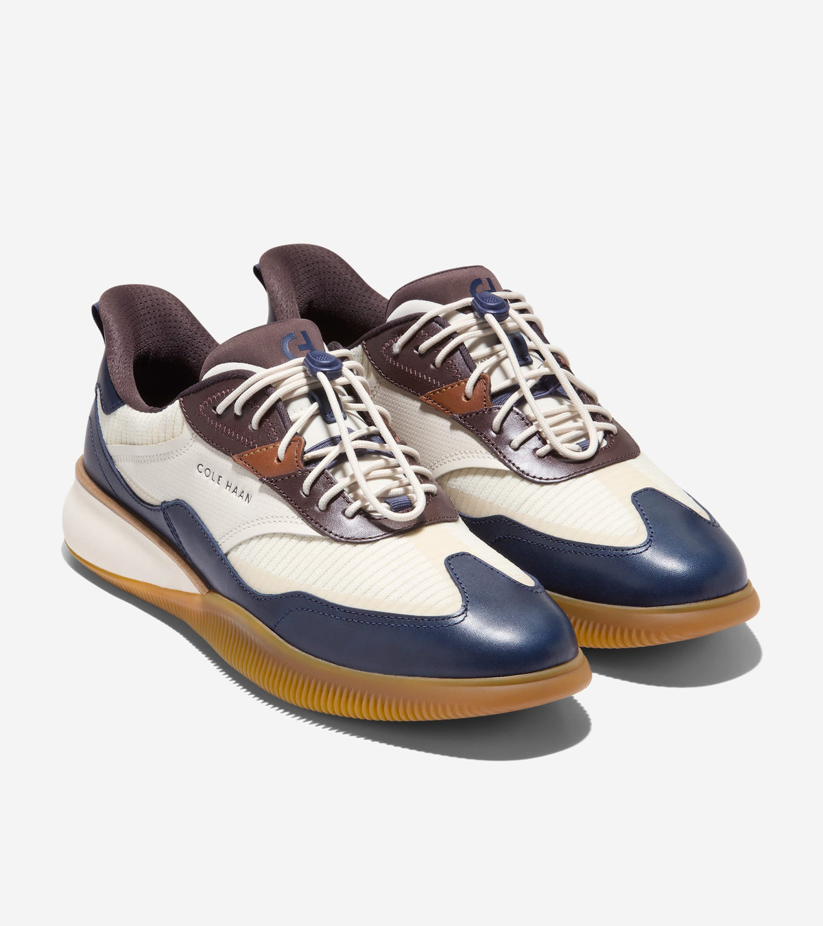 C43979:IVORY / NAVY BLAZER / CH DARK CHOCOLATE
